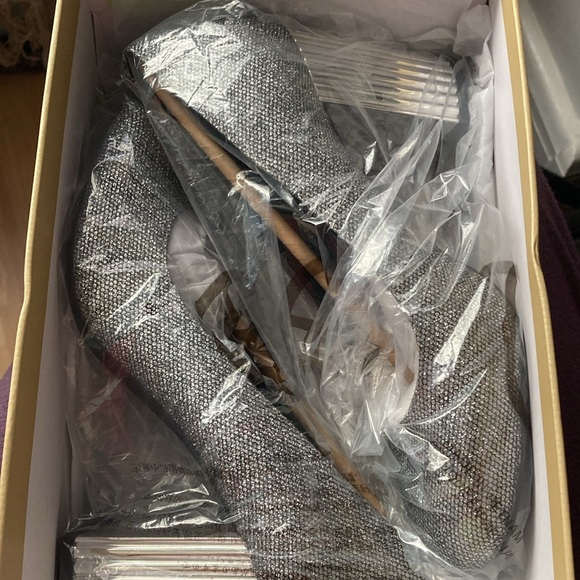 Michael Kors Porter Flex Pump Glitter Chain Mesh in size 7.5 - Picture 10 of 13